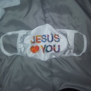 Beautiful Christian face mask